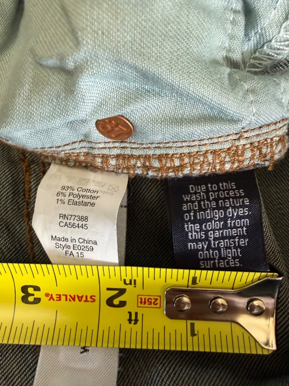 Madewell Skinny Skinny Jeans Size 24 Dark Wash Mid Rise Denim - Picture 10 of 12